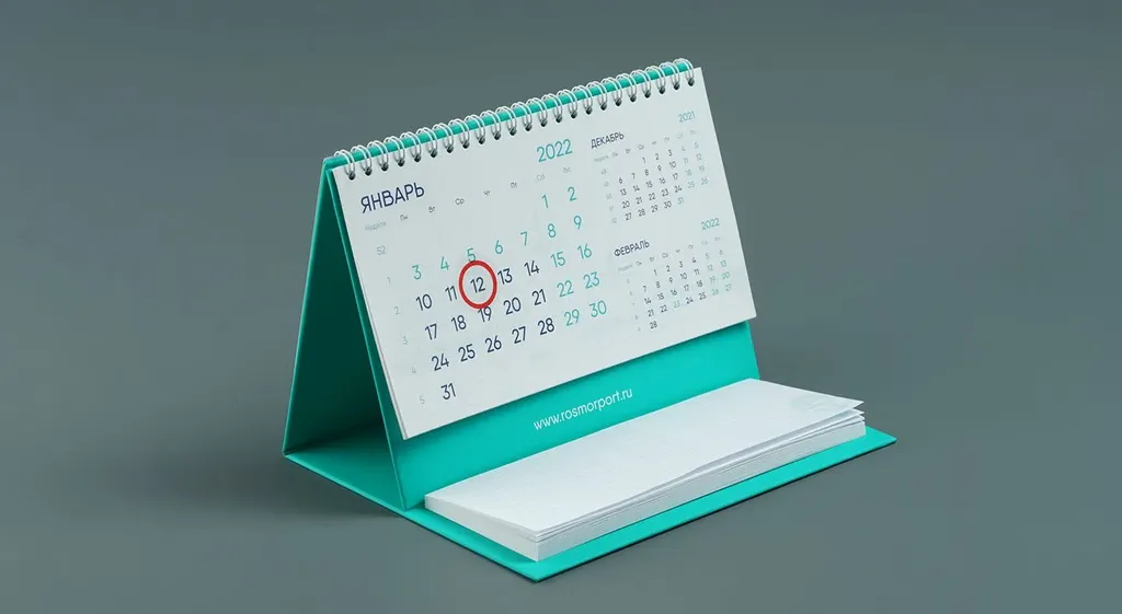 Изготовление настольных календарей