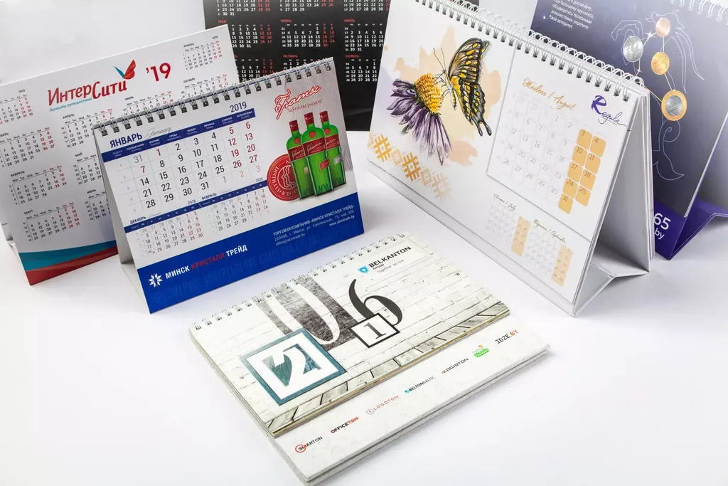 Изготовление настольных календарей