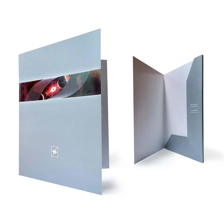 Изготовление папок из картона