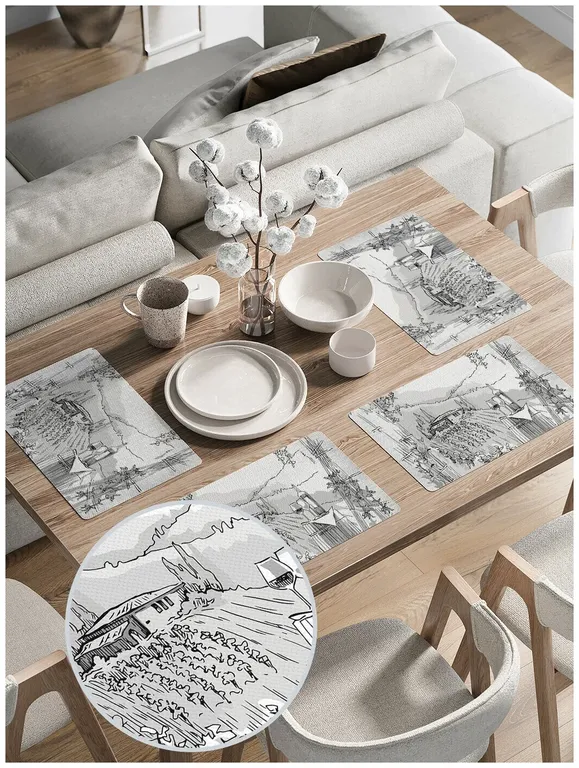 Изготовление плейсматов