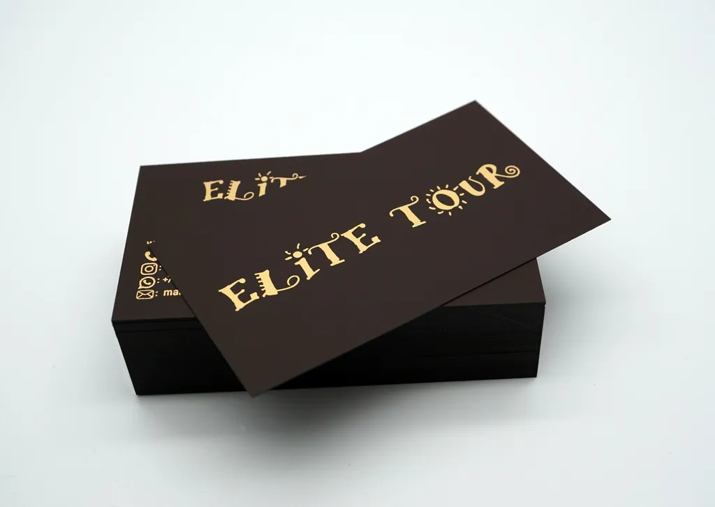 Изготовление визиток с шелкографией