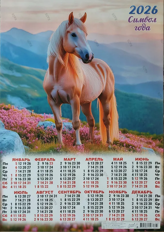Настенные календари формата А2