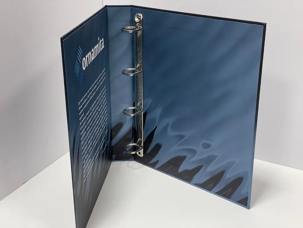 Папки с кольцевым механизмом на заказ