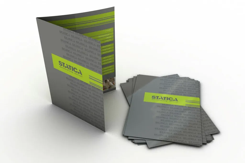 Печать буклетов с 1 фальцем