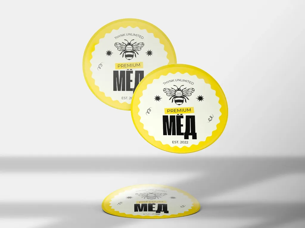 Печать глянцевых этикеток