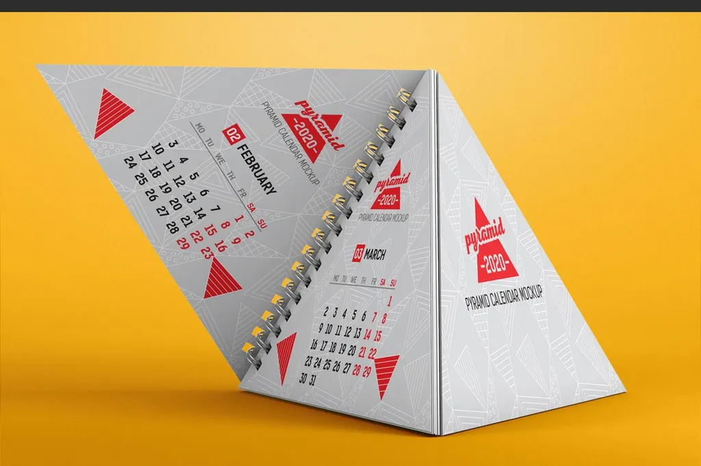 Печать календарей-пирамидок
