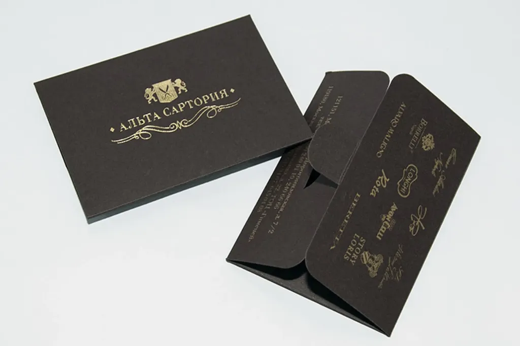 Печать картонных конвертов