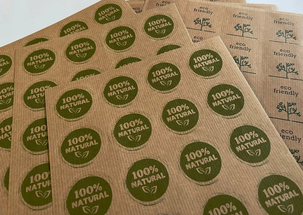 Печать крафтовых этикеток