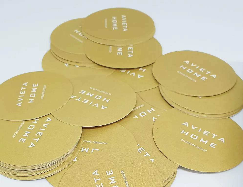 Печать круглых этикеток