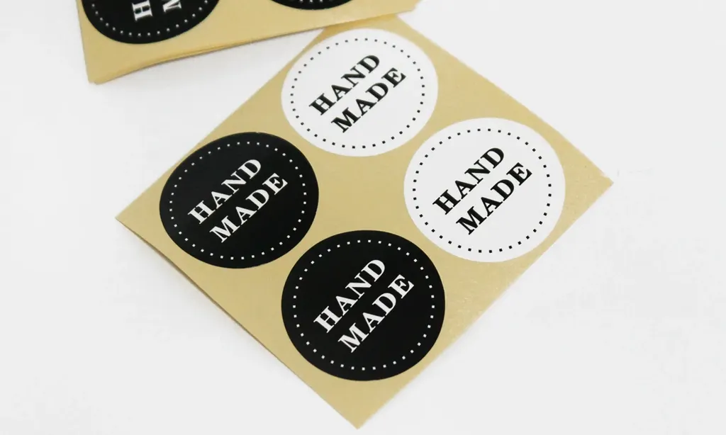 Печать круглых этикеток