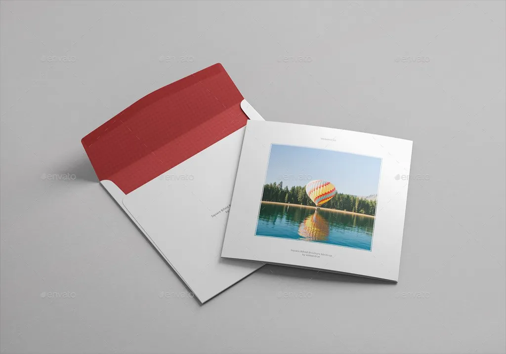 Печать квадратных открыток