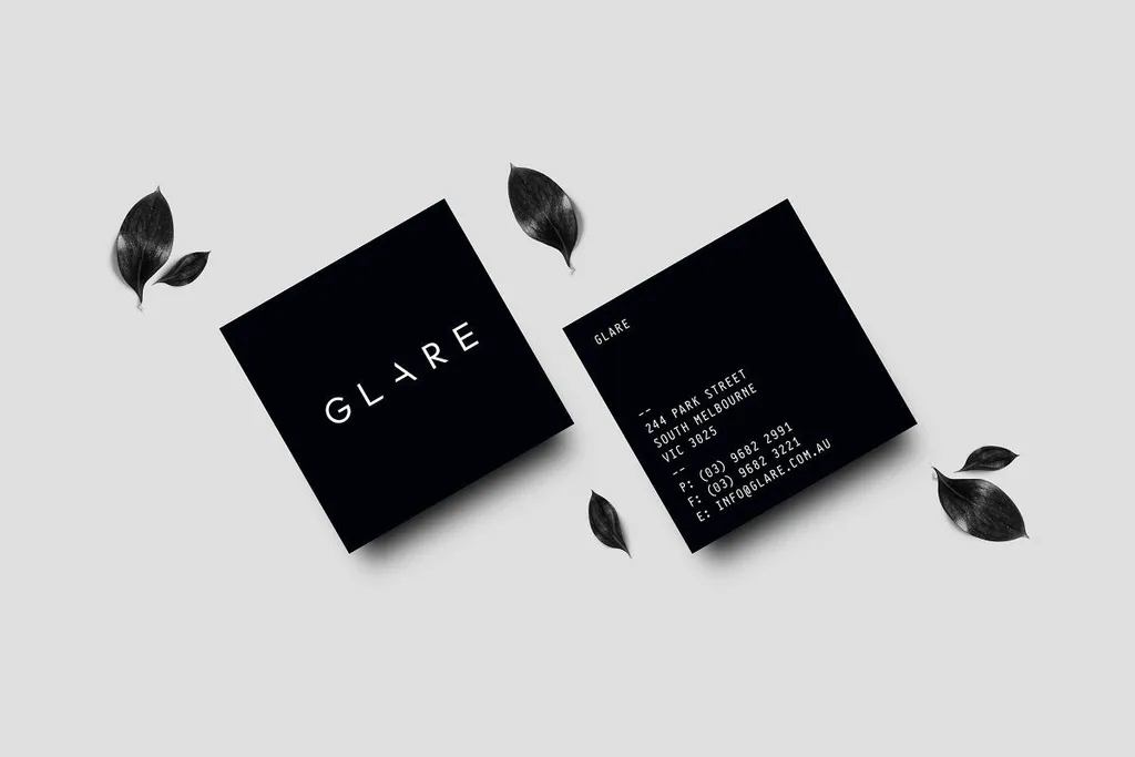 Печать квадратных визиток