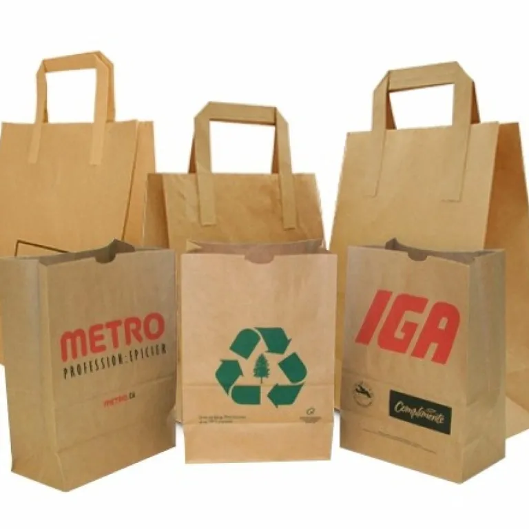 Печать на крафтовых пакетах