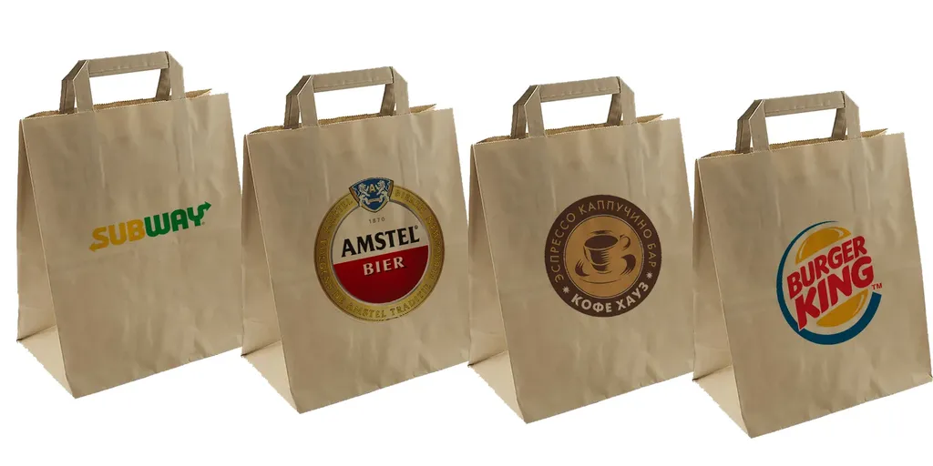 Печать на крафтовых пакетах