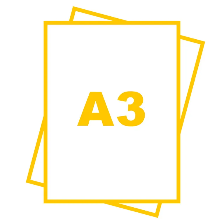 Печать наклеек А3