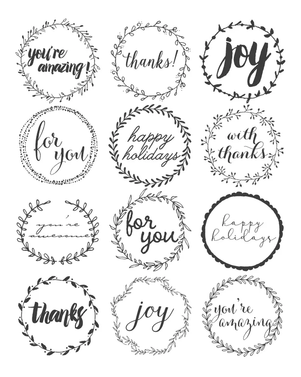 Печать наклеек для свечей