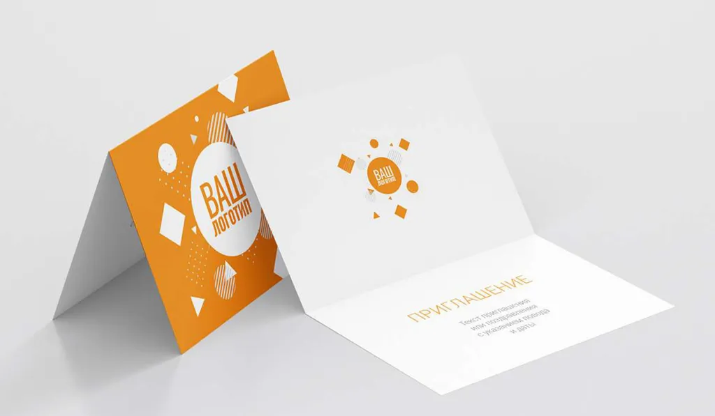 Печать открыток с логотипом