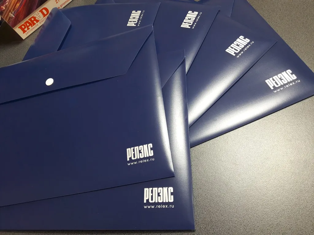 Печать папок-конвертов