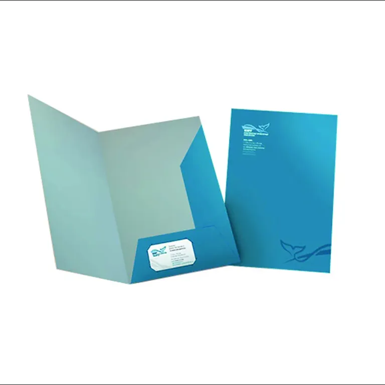 Печать папок с клапаном