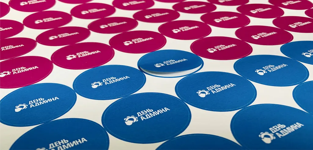 Печать рекламных наклеек