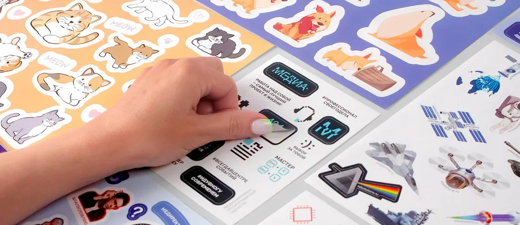 Печать стикерпаков