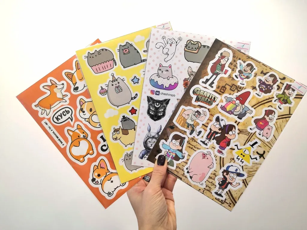 Печать стикерпаков