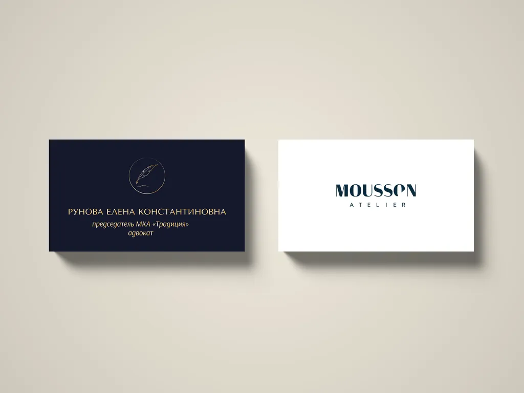 Печать визиток на бумаге Majestic