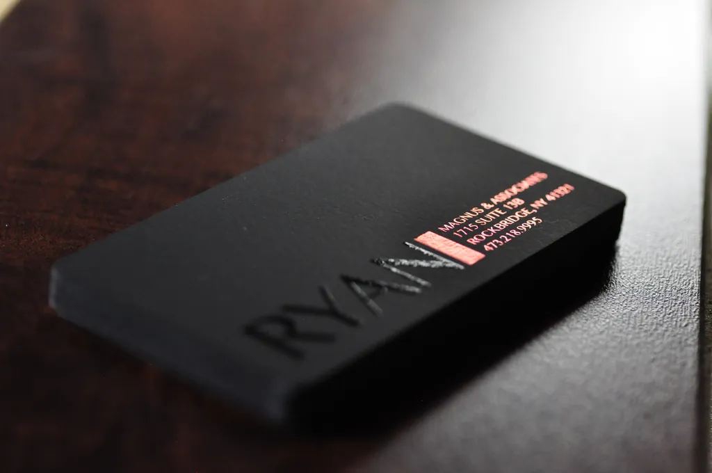 Печать визиток Soft Touch