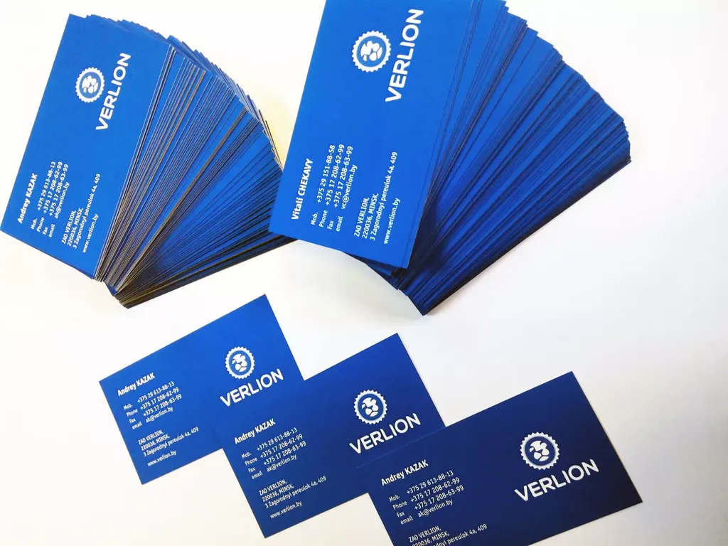 Печать визиток Soft Touch