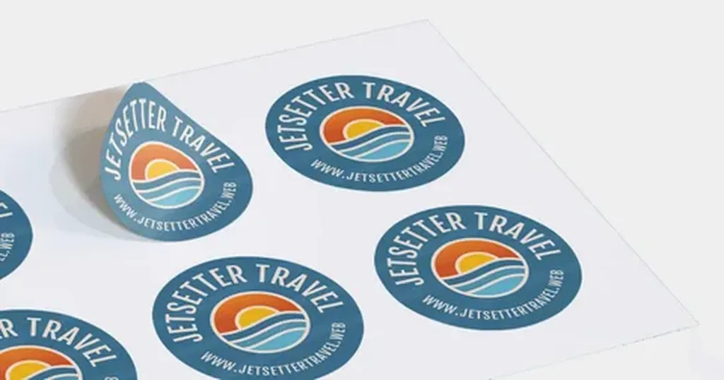 Печать водостойких наклеек