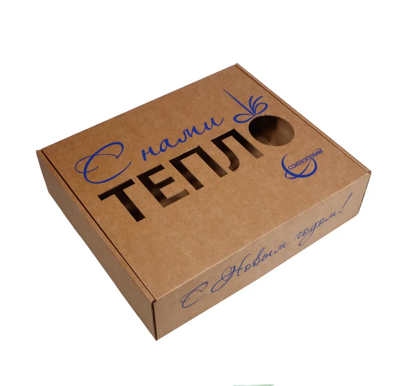 Самосборные коробки с печатью